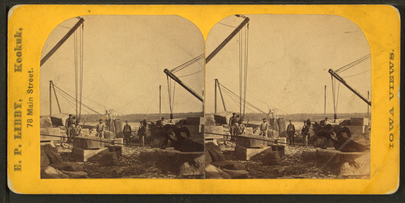 File:Workers at the locks, Keokuk,Iowa, by E. P. Libby.png