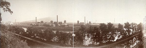 The Bethlehem Steel plant, 1896.