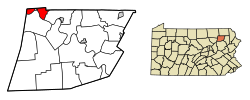 Wyoming County Pennsylvania Incorporated Braintrim Township Highlighted.svg