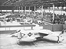 XFV-12A mockup at the North American plant, Columbus, Ohio, ca. 1973.