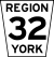 York Regional Road 32.svg