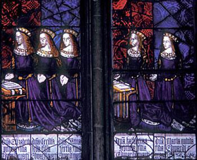 Elizabeth's daughters by Edward IV