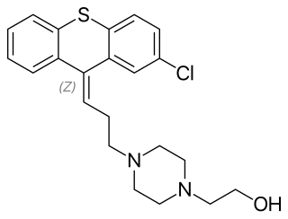 <span class="mw-page-title-main">Zuclopenthixol</span> Typical antipsychotic medication