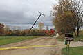 "Danger Live Wire" Road Block, ~5911 Bethel Church Road, Lodi Township, Michigan - panoramio.jpg