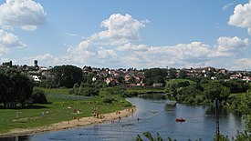 Panoramo de Łomża City