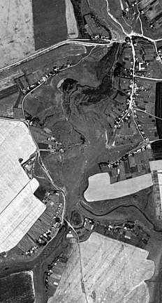 Спутниковая съёмка села Емадыкино. 1972 год