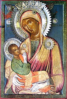 Ikone der Gottesmutter "Mamming", Kloster Hilandar, Athos
