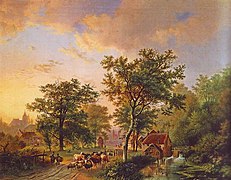 Landscape with a herd