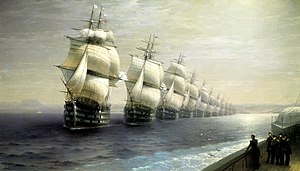 Смотр Черноморского флота в 1849 году.jpg