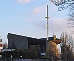 --Church of Our Lady the Queen of Poland (Ark of Our Lord),view from N, 1 Obroncow Krzyza street, Nowa Huta, Krakow, Poland.jpg