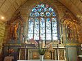 Saint-Guénolé-Penmarch : l'intérieur de la chapelle Notre-Dame-de-la-Joie, la maîtresse-vitre
