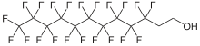 10:2 fluorotelomer alcohol (10:2 FTOH) 10-2 FTOH.svg