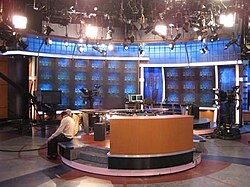 The set where The Call broadcast from 111807i.jpg