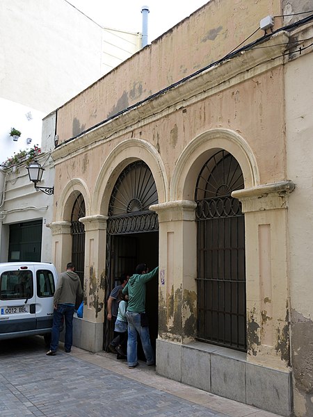 File:158 Peixateria Vella (Vilanova i la Geltrú), façana del c. Arquebisbe Armanyà.jpg