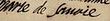 Signature de Marie-Victoire de Savoie