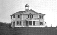 Former Ashfield public library building in 1899 1899 Ashfield public library Massachusetts.png