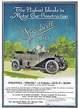 1910 Speedwell 50 Special advertisement