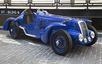 Une Delage D6 Grand Prix, modèle 1939. (définition réelle 5 205 × 3 275)