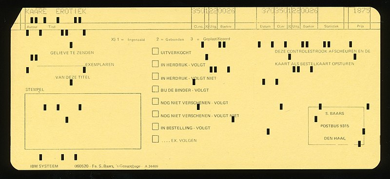 File:1970s IBM System computer punch card (51878786026).jpg