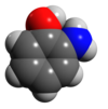 Model vyplňování prostoru 2-aminofenolem