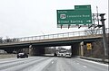2016-01-22 09 45 07 View west along the outer loop of the Capital Beltway (Interstate 495) at Exit 30 (U.S. Route 29 South-Colesville Road South, Silver Spring) on the edge of Silver Spring and Four Corners, Maryland.jpg