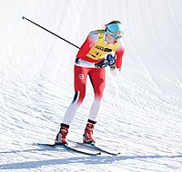 Maria Melling alla competizione nordica a squadre miste