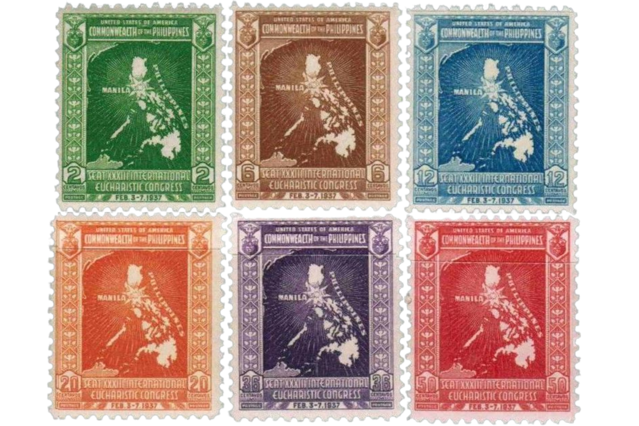 File:33rd International Eucharistic Congress Commemorative Stamps