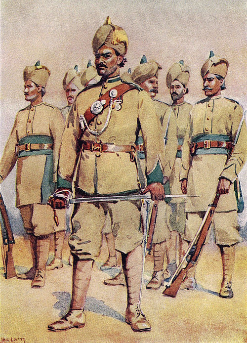 The 33rd Punjabi Regiment (now with the Pakistan Army) (A Picture of an Officer: A Punjabi Subadar).