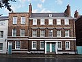 53 and 55 Bootham and attached railings. House c1765, divided into two c1770-1. Grade II* listed.