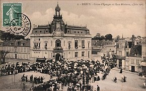 Vue d’ensemble et place Métézeau, le 4 juin 1905.