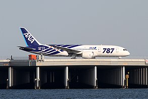 Boeing 787-8 in special 787 launch livery