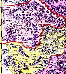 Iranian Armenia XVII-XVIII centuries ARMENIAE IRANIAE et ADIRBEITAN Provinciae Iraniae.jpg