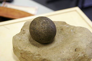 Aboriginal millstone used for making flour
