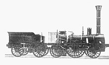 The British-built Adler was the locomotive of the first German Railway between Nuremberg and Fürth.