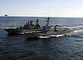 БПК «Адмирал Пантелеев» и USS Lassen (DDG 82) во время учений в Тихом океане Pacific Eagle, 29 сентября 2007 года.