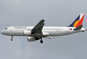 Un Airbus A320 de Philippine Airlines similaire à celui impliqué dans l'accident.