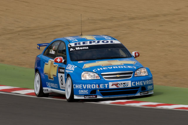 Alain Menu, Chevrolet Lacetti, 2008 WTCC round, Brands Hatch