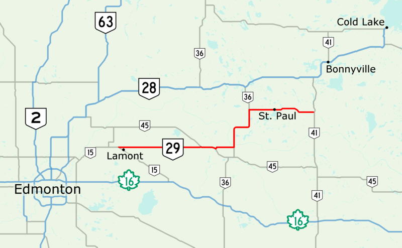 File:Alberta Highway 29 Map.png
