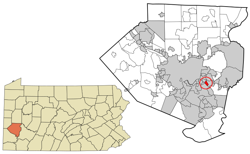 File:Allegheny County Pennsylvania incorporated and unincorporated areas Braddock highlighted.svg