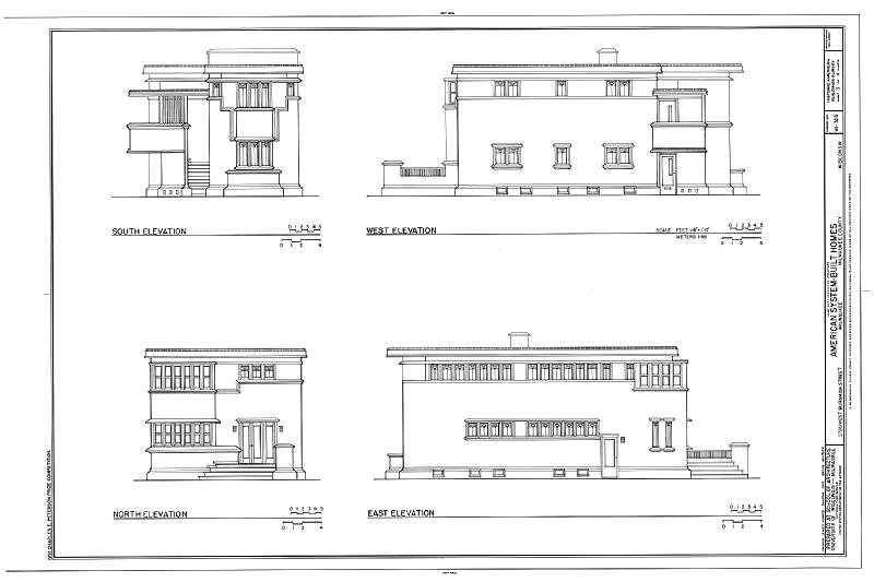 File:American System-Built Homes, 2720-22 West Burnham Street, Milwaukee, Milwaukee County, WI HABS WIS,40-MILWA,43- (sheet 3 of 4).tif