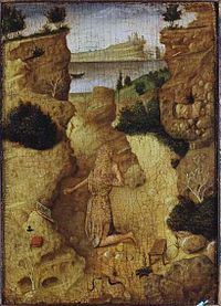 Antonello da Messina Svatý Jeroným v pouštní soukromé sbírce.jpg