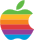 Apple Computer Logo rainbow.svg