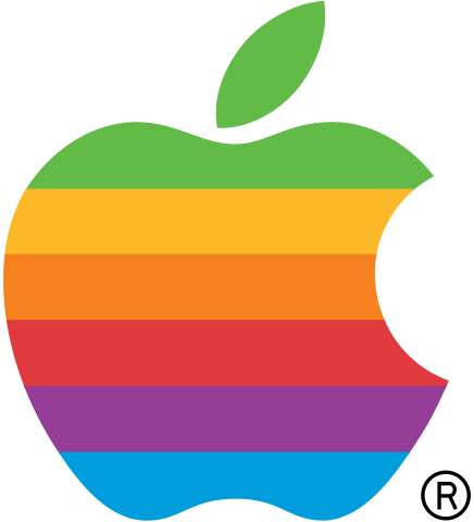 File:Apple Computer Logo rainbow.svg - Wikimedia Commons