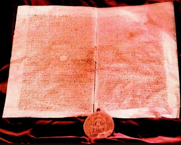 Golden Bull of 1222, the first royal charter summarizing the privileges of the royal servants