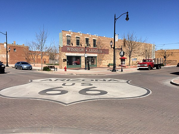 Standin' on the Corner Park in downtown Winslow