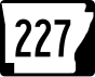 Highway 227 marker