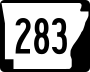 Highway 283 marker