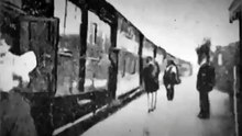 Fil: Ankomst av tog til Joinville stasjon (1896) .webm