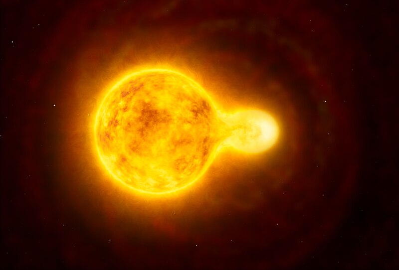 File:Artist’s impression of the yellow hypergiant star HR 5171.jpg