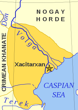 خانات آستراخان در ۱۴۶۶-۱۵۵۶